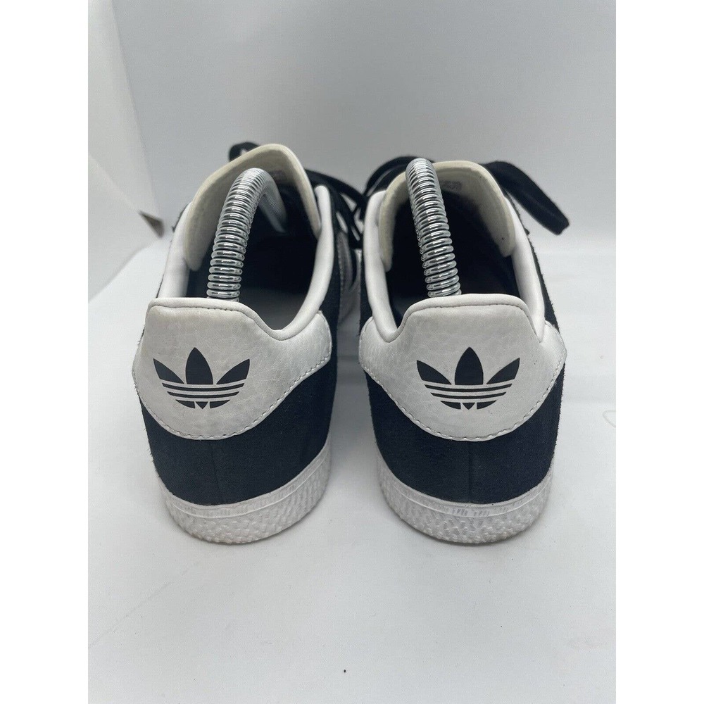 Boys' Girls' Big Kids Youth Adidas Gazelle J Shoes Size 4.5 Suede Black - Picture 4 of 8